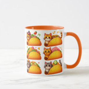 Feline Fiesta in a Taco Mug