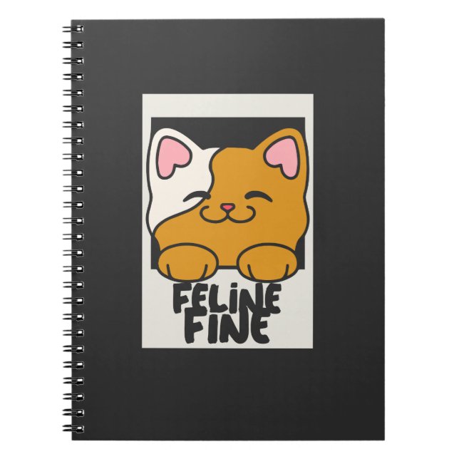 Feline Fine Notebook (Front)