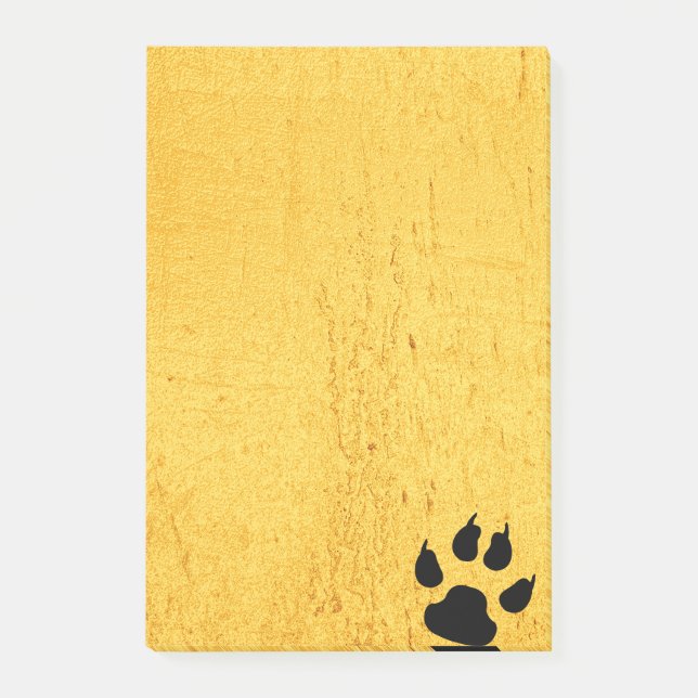 Feline Footprint Post-it Notes (Front)
