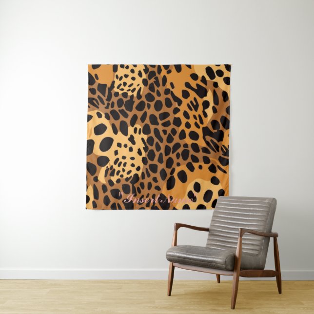 Feline Freckles Tapestry (In Situ)