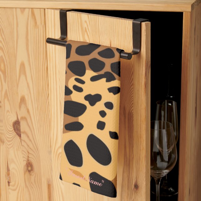 Feline Freckles Tea Towel (Thirds Fold)