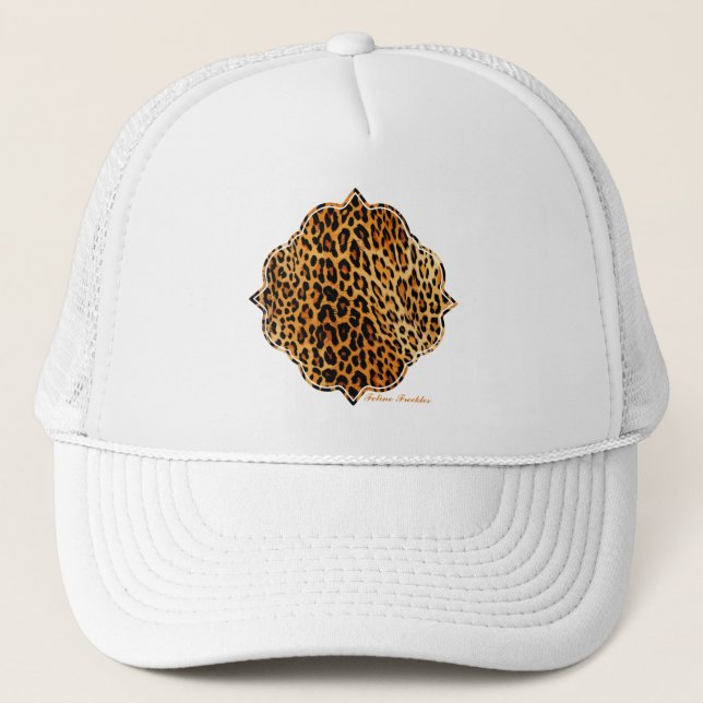 Feline Freckles Trucker Hat (Front)