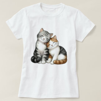 🐱Feline Friends – Cute Cat Friendship T-Shirt