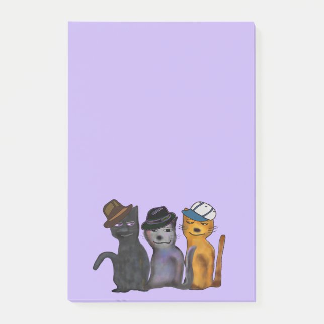 Feline Friends Post-it® Notes (Front)