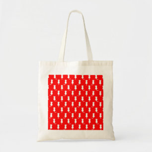 Feline Fun Forever Whimsical Cats White Cat Motif  Tote Bag