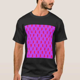 Feline Fun Forever Whimsical Red Cats Lilac T-Shirt