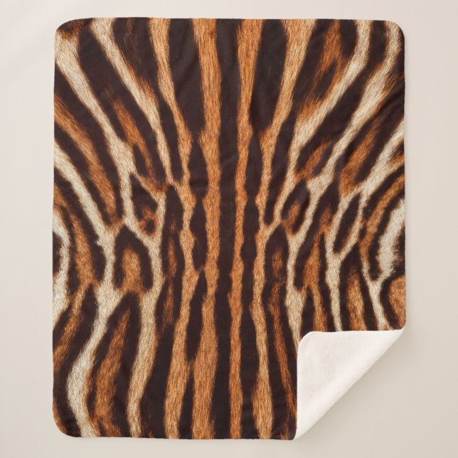feline fur background sherpa blanket (Front)