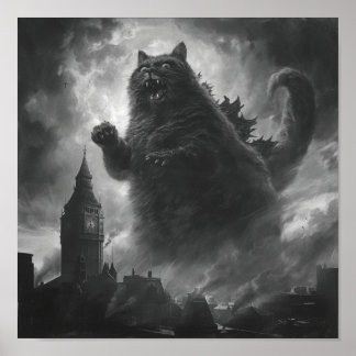 Feline Fury: Catzilla Unleashed Poster