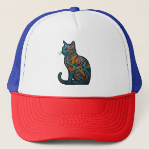 Feline Inferno Trucker Hat