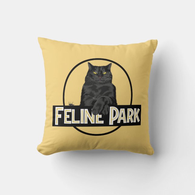 Feline Park Cushion (Front)