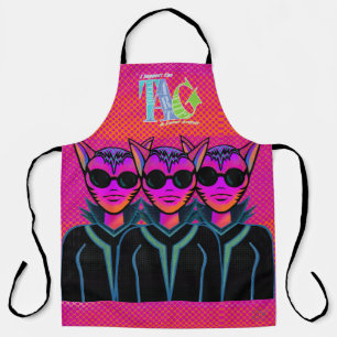 Feline trio apron