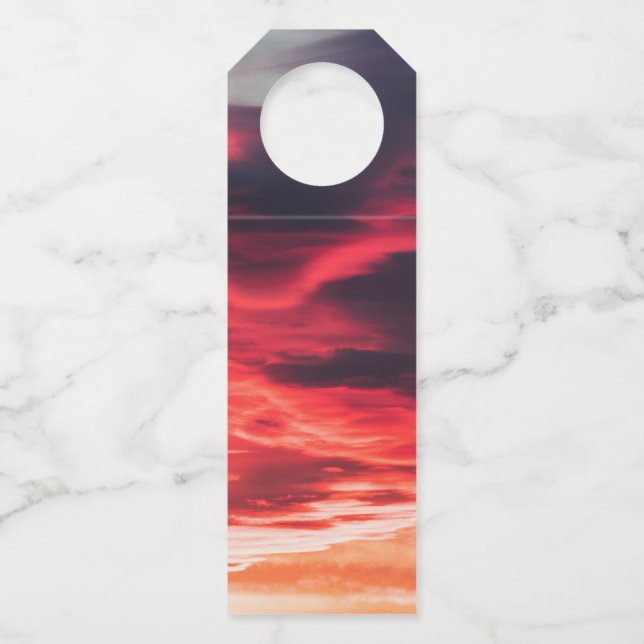 feline wave bottle tag (Front)