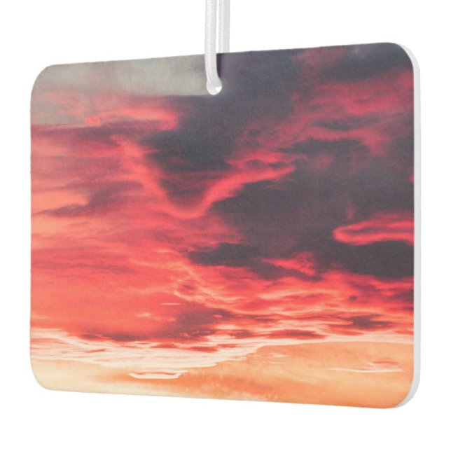 feline wave car air freshener (Left)