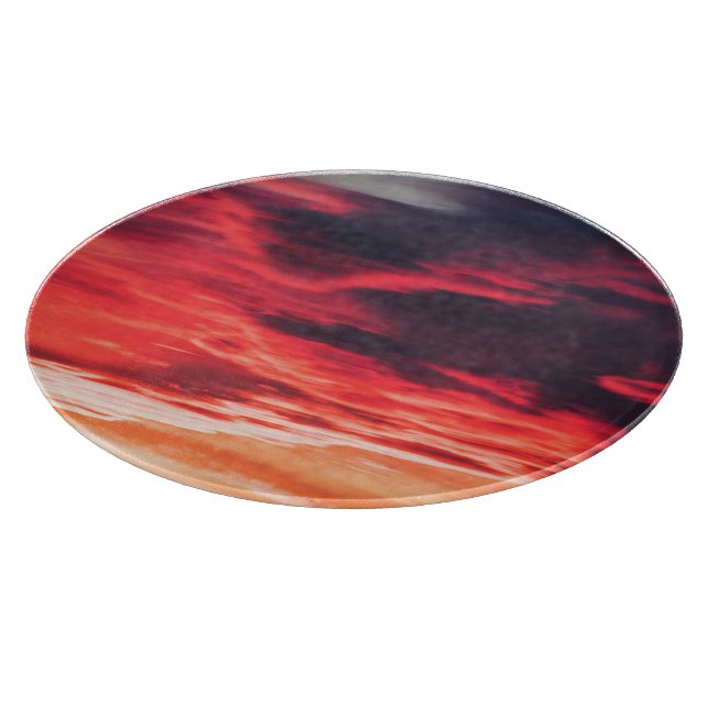 feline wave cutting board (Corner)