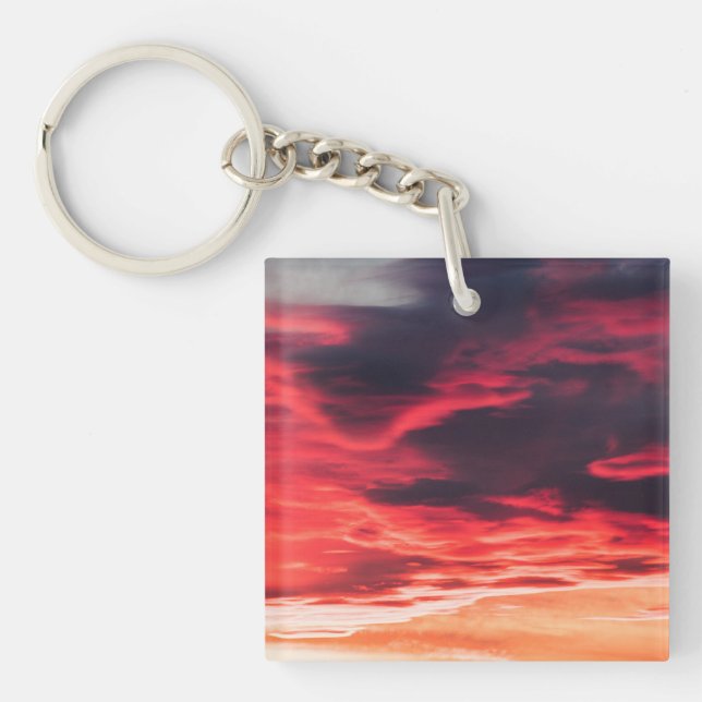 feline wave key ring (Front)