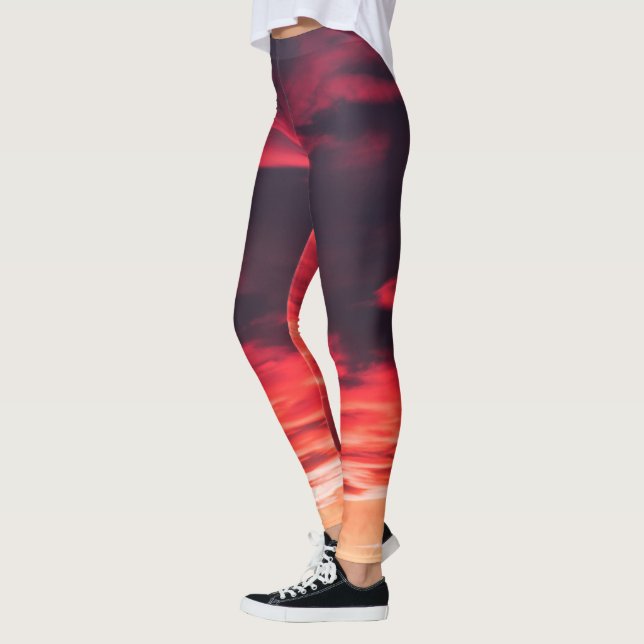 feline wave leggings (Left)