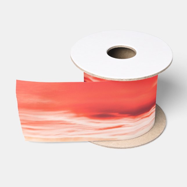 feline wave satin ribbon (Spool)