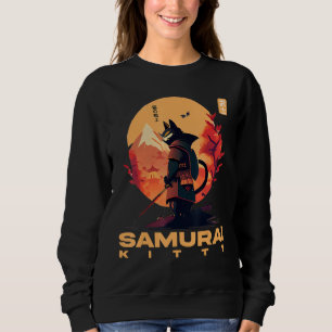 Feline Wonders The Rise of Samurai Kitty Sweatshirt