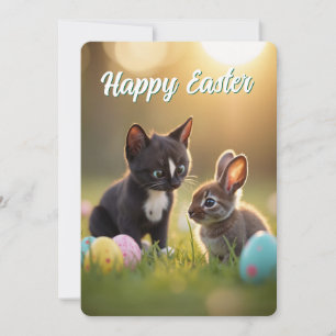 Felini & Fluffy: An Easter Tale of Two Friends Holiday Card