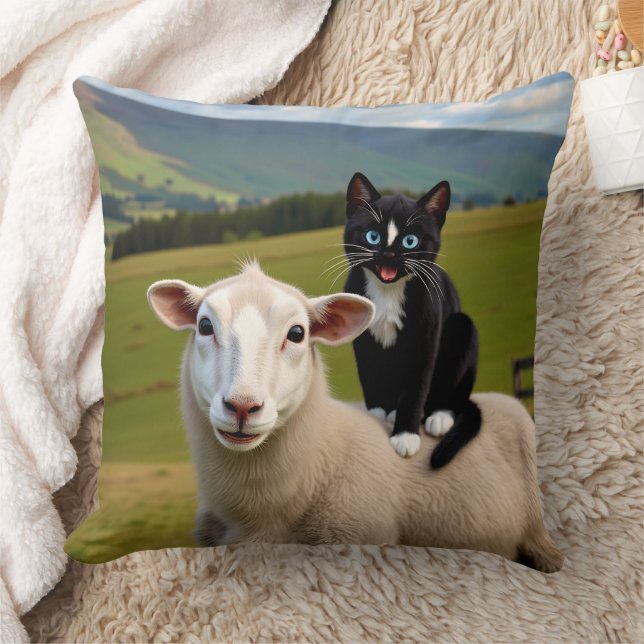 Felini’s Irish Ride – A Sheepish Adventure Cushion (Blanket)