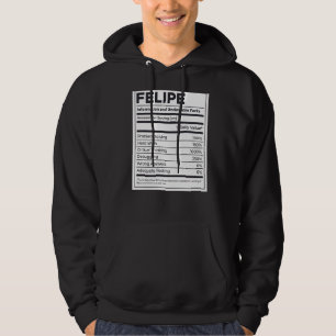Felipe Nutrition Information Problem Solving Hard Hoodie