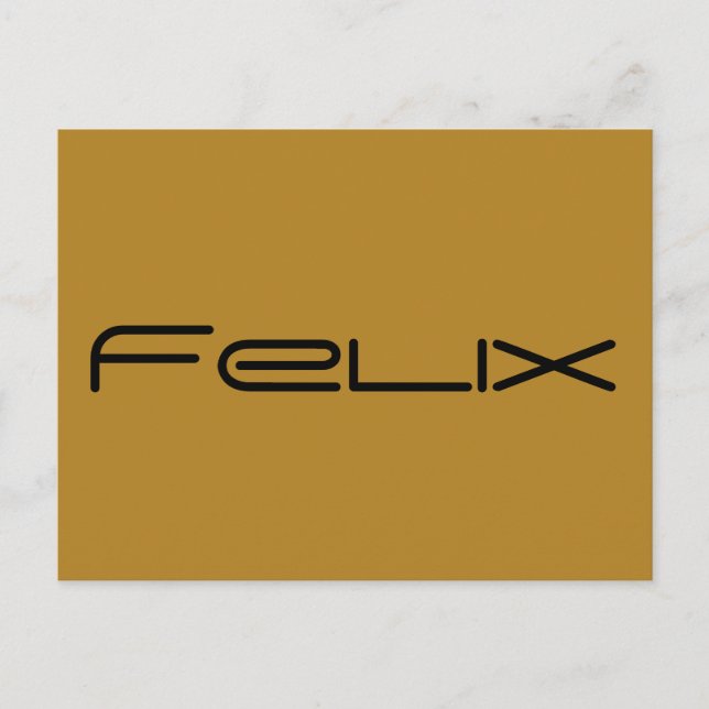 felix, character name from Orphan Black,geometric Postcard (Front)