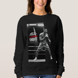 Felix Chavez pose faced right black and white Sweatshirt