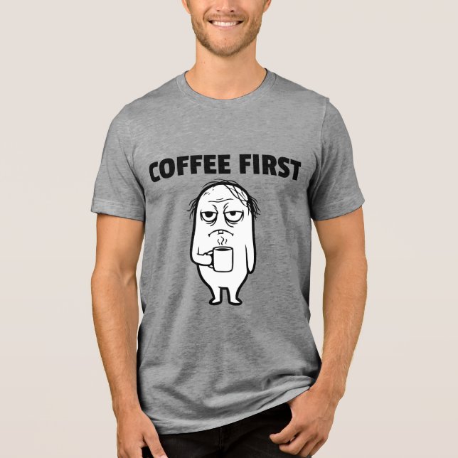 Felix coffee Tri-Blend shirt (Front)
