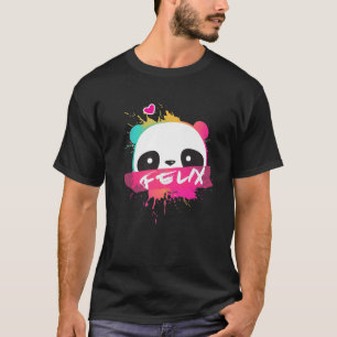 FELIX - Cute Boys Name With Adorable Panda T-Shirt