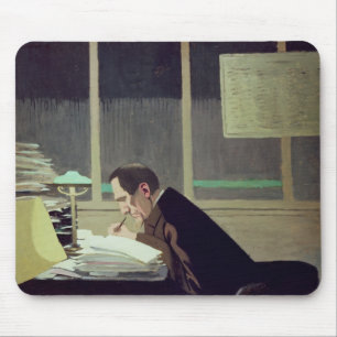 Felix Feneon  at 'La Revue Blanche', 1896 Mouse Pad