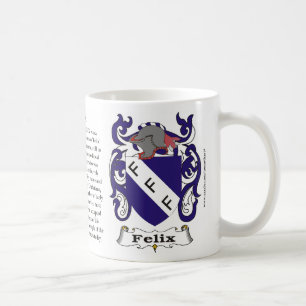Felix, History, Meaning and the Crest Coffee Mug