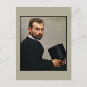 Felix Jasinski Holding Hat by Vallotton Postcard