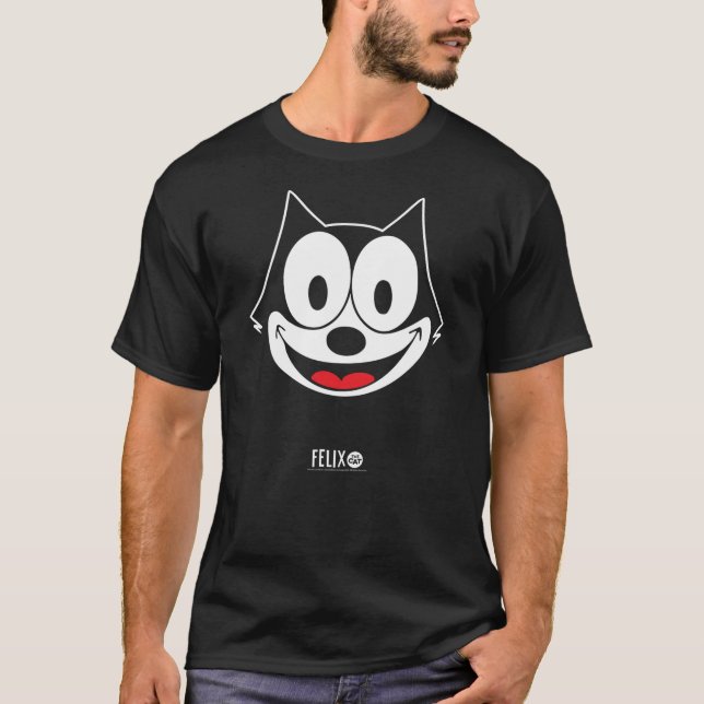 Felix the Cat Big Face Halloween Costume T-Shirt (Front)