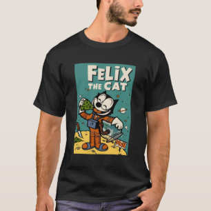 Felix The Cat Eats Moon Pie! T-Shirt
