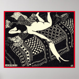 Félix Vallotton - La paresse, 1896 Poster