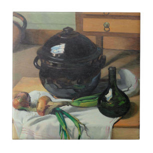 Felix Vallotton, Ognons et Soupere, Ceramic Tile