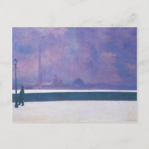 Felix Vallotton - The night in light fog Postcard