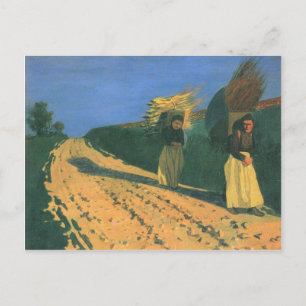 Felix Vallotton - Wood-bearing women Postcard