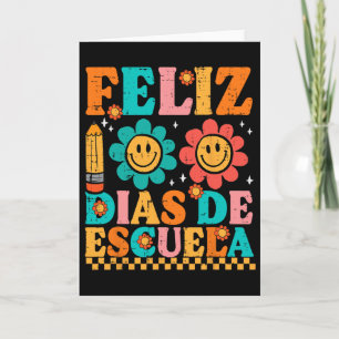 Feliz 100 Diaz De Escuela 100th Day School Spanish Card