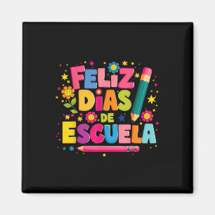 Feliz 100 Diaz De Escuela 100th Day School Spanish Magnet