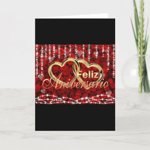 Feliz Aniversario, Happy Anniversary Holiday Card