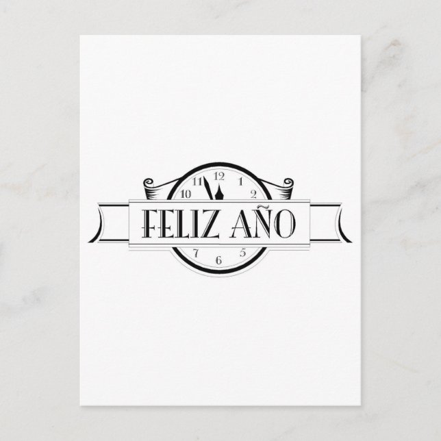 Feliz Ano Postcard (Front)