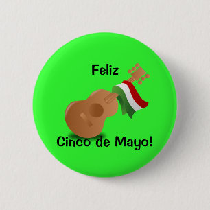 Feliz Cinco de Mayo! 6 Cm Round Badge