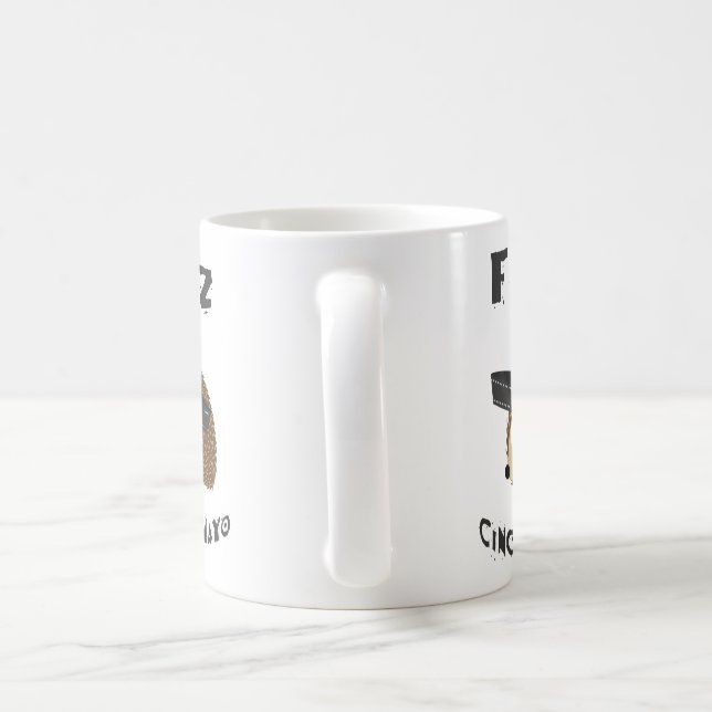 Feliz Cinco De Mayo Hedgehog Coffee Mug (Handle)