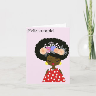 ¡Feliz cumple! Happy birthday in Spanish, Spanish Card