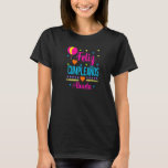 Feliz Cumpleanos Abuela Happy Birthday Grandmother T-Shirt<br><div class="desc">Feliz Cumpleanos Abuela Happy Birthday Grandmother Spanish</div>