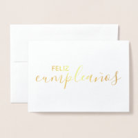 Feliz Cumpleaños Elegant Spanish Happy Birthday