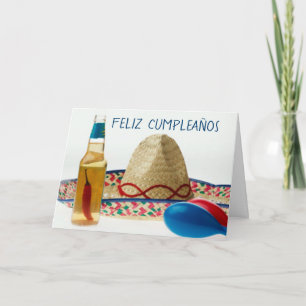 **FELIZ CUMPLEANOS**-HAPPY BIRTHDAY SPANISH CARD