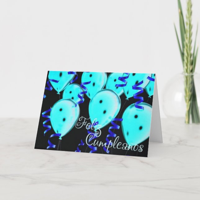 **FELIZ CUMPLEANOS**-HAPPY BIRTHDAY SPANISH CARD (Front)