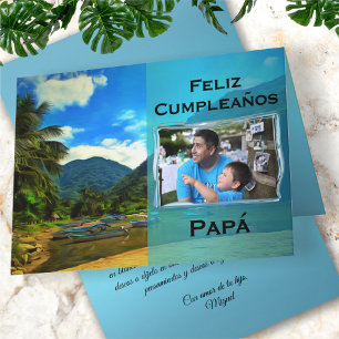 Feliz Cumpleaños Papá Mismaloya River 0344 Card